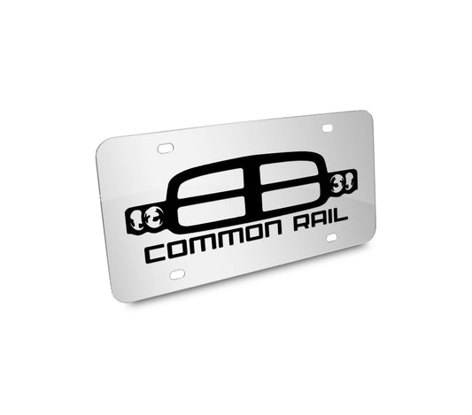 Common Rail 3rd Gen Grille License Plate - Many Colors