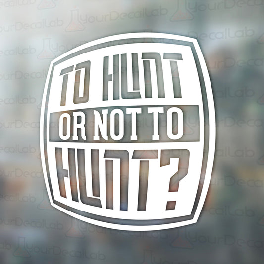 a sticker that says do i hurt or not to hurt?