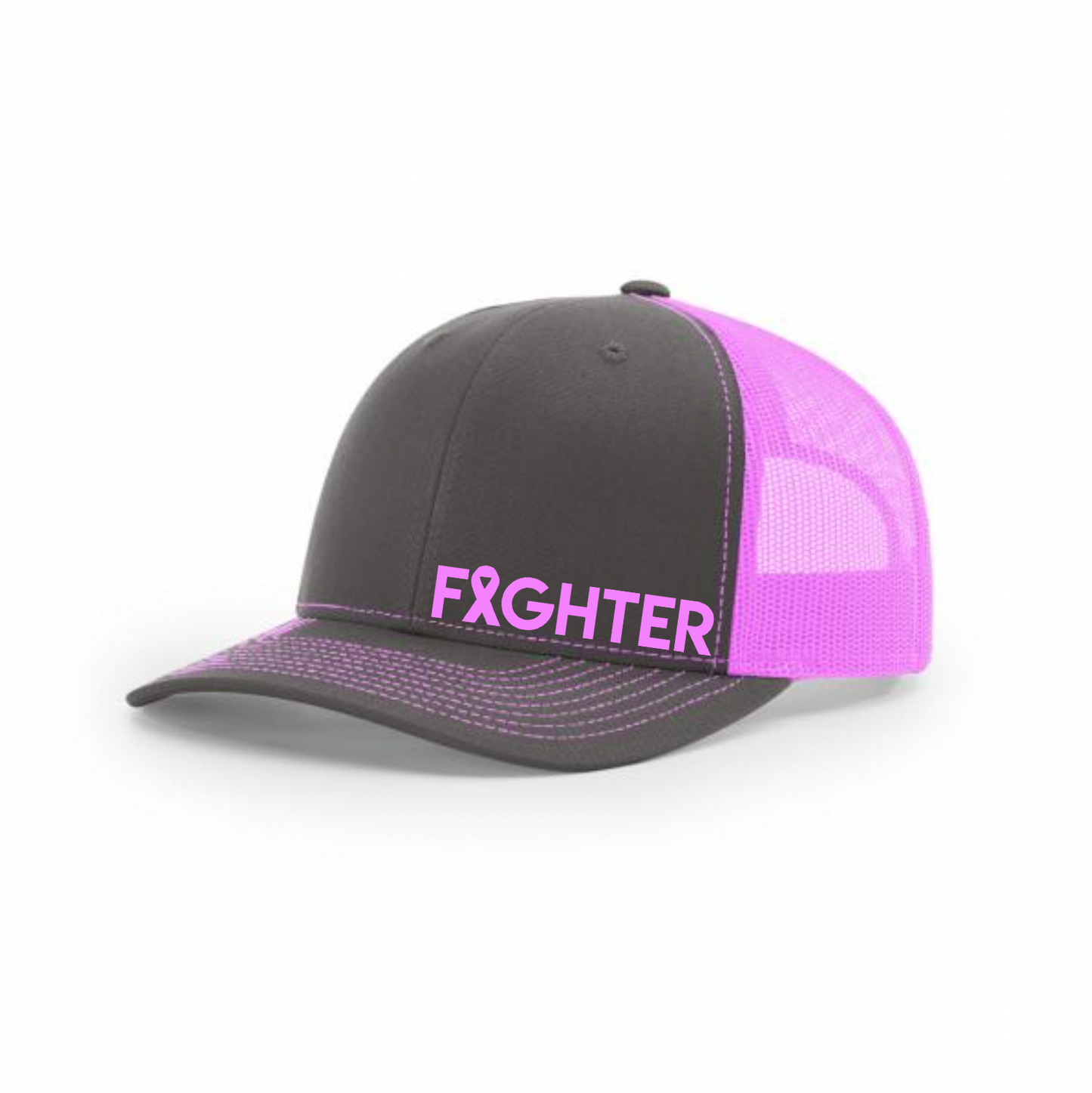 Fighter Ribbon Richardson 112 Trucker Mesh Back Hat