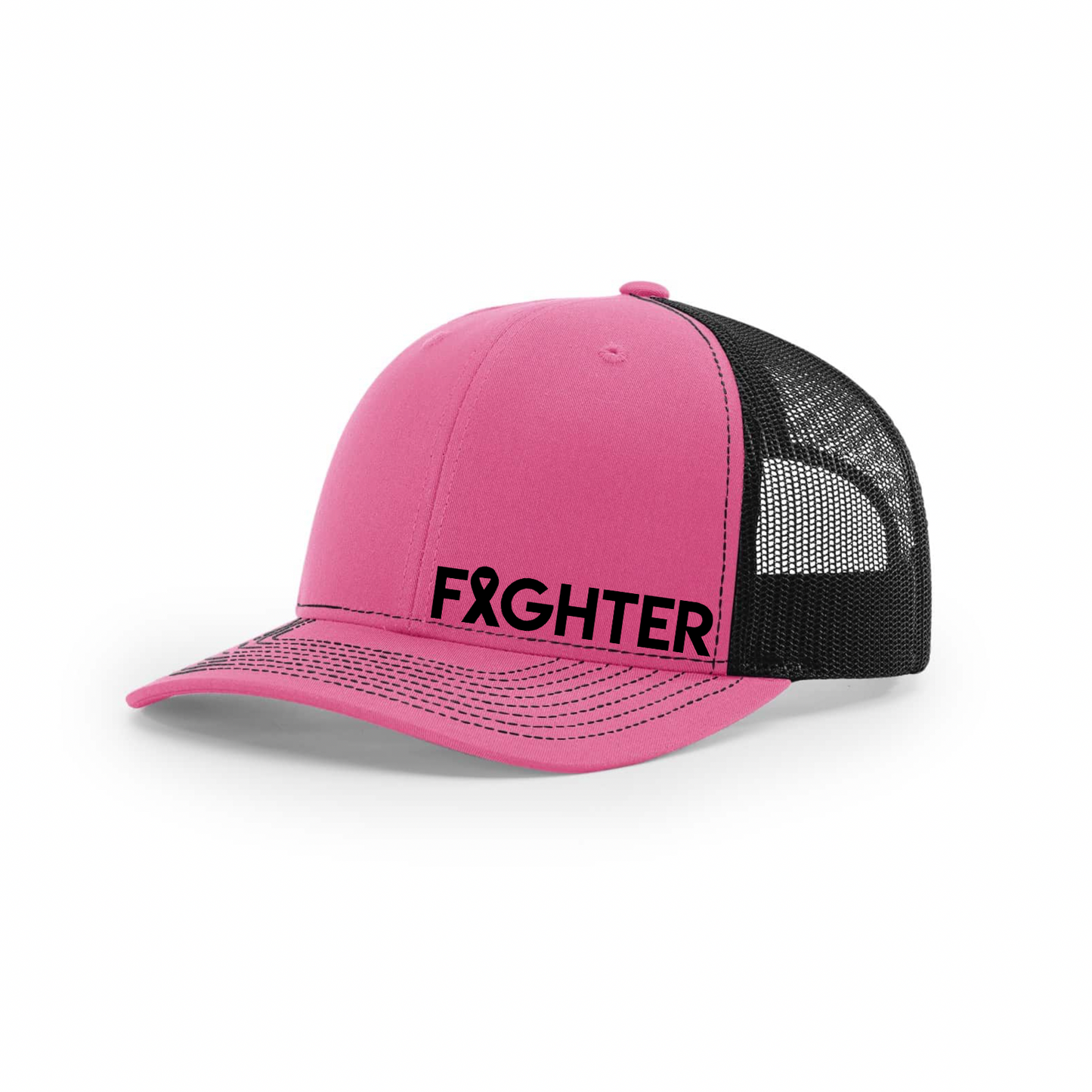 Fighter Ribbon Richardson 112 Trucker Mesh Back Hat