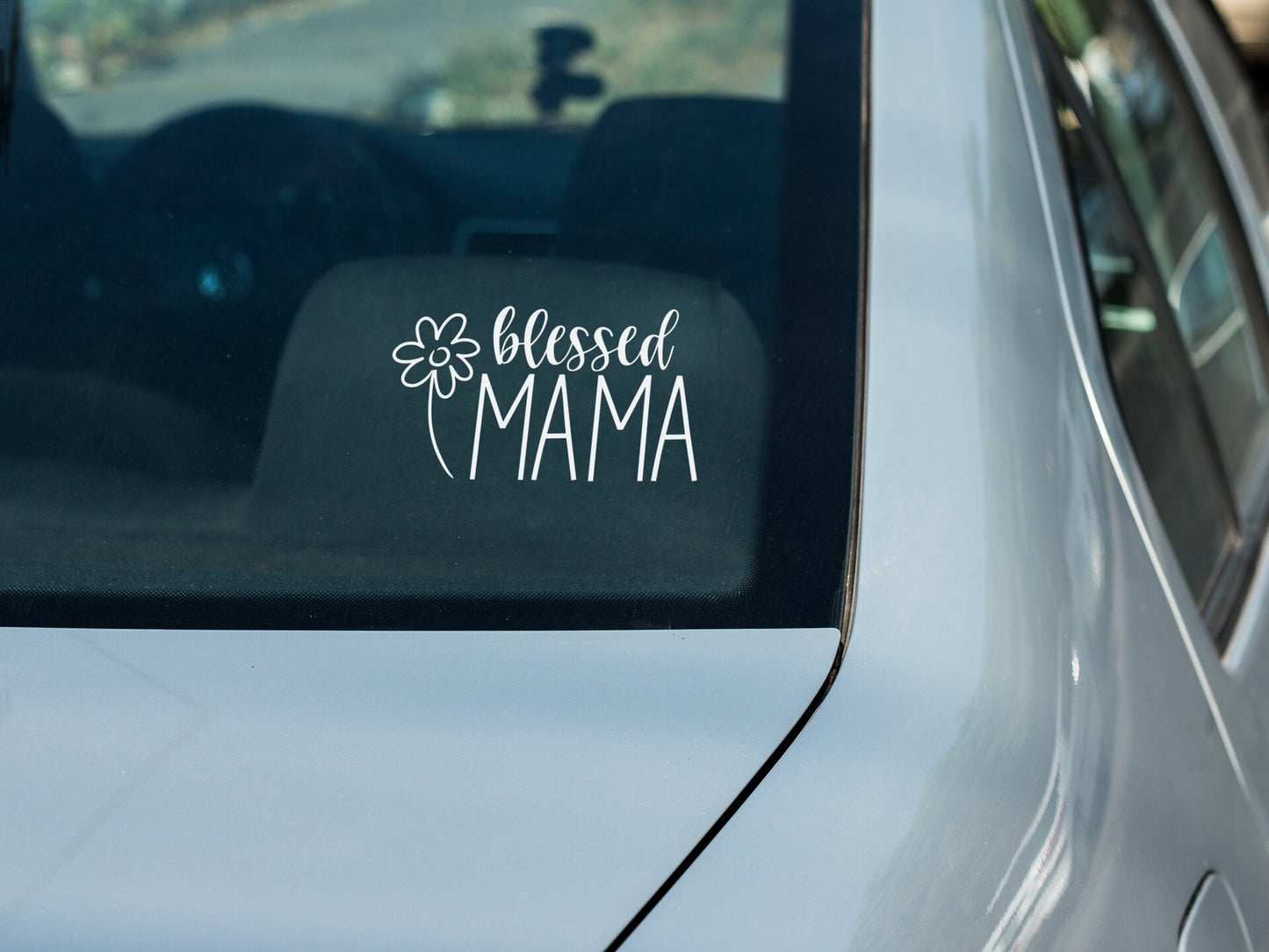 Blessed Mama Decal - Many Colors & Sizes
