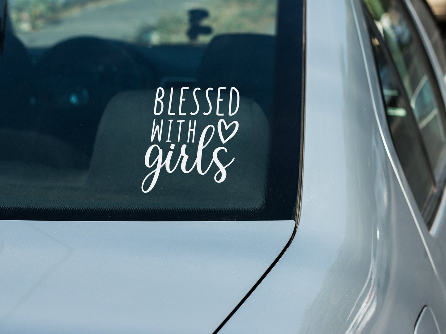 Blessed with Girls Decal - Many Colors & Sizes