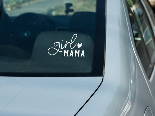 Girl Mama Decal - Many Colors & Sizes