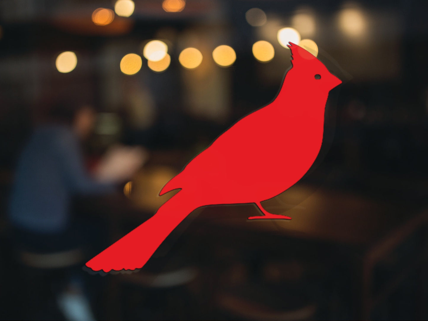 Cardinal Bird Decal - Many Colors & Sizes