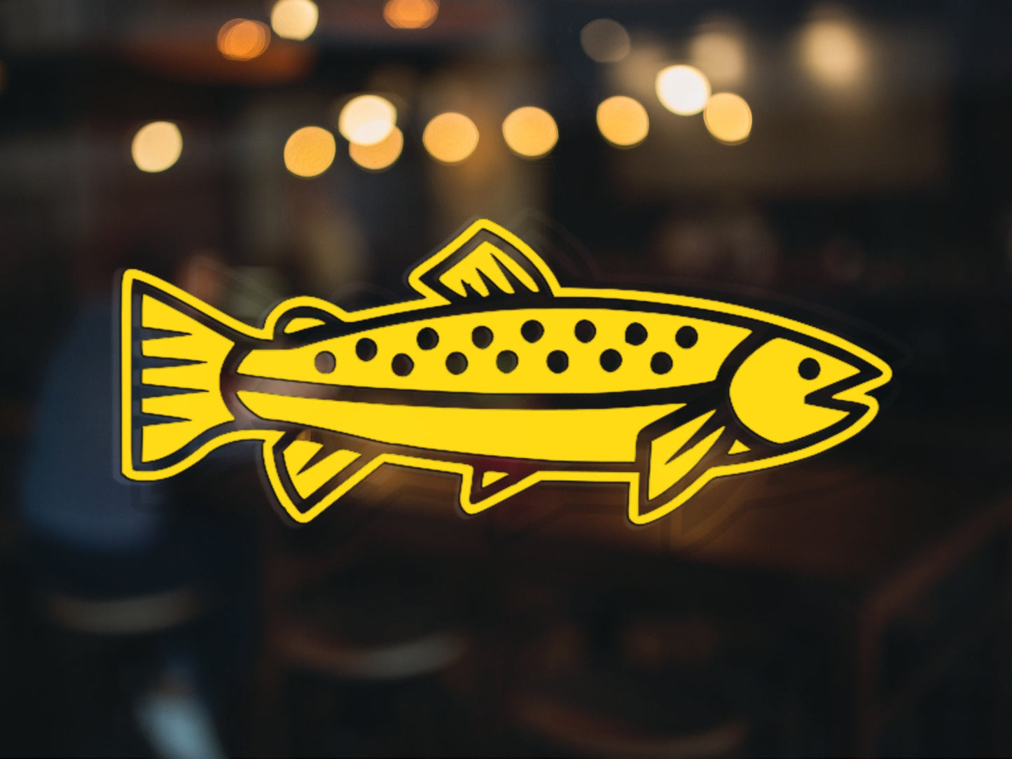 Trout Fish Decal - Many Colors & Sizes