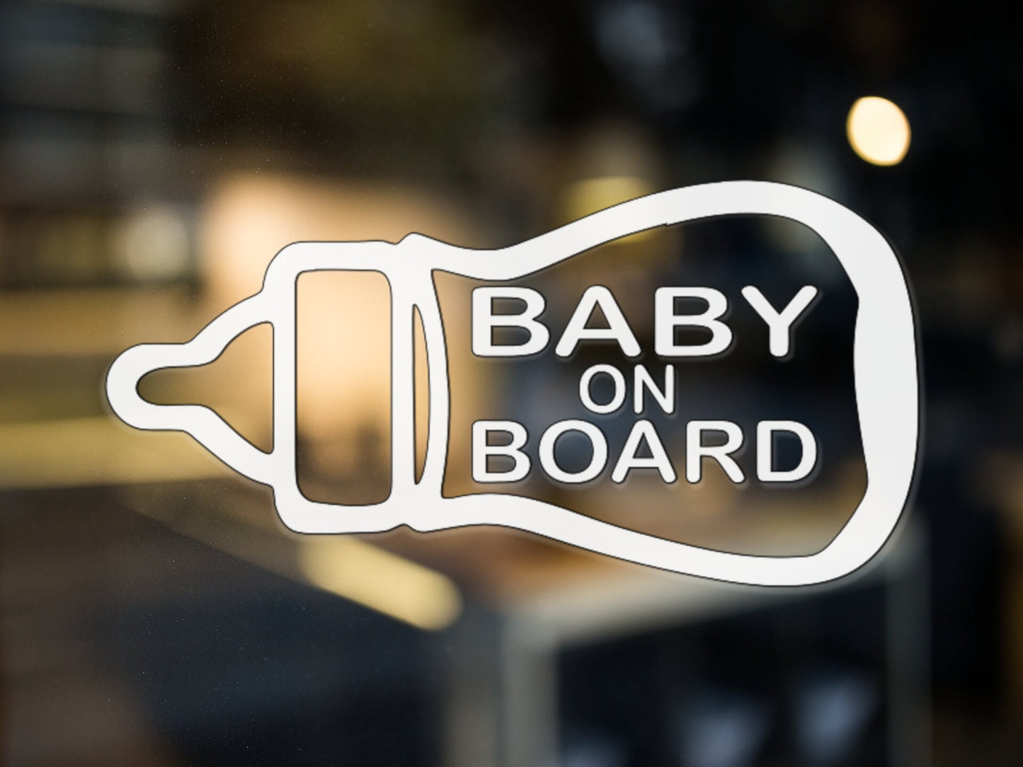 Baby Bottle on Board Decal - Many Colors & Sizes
