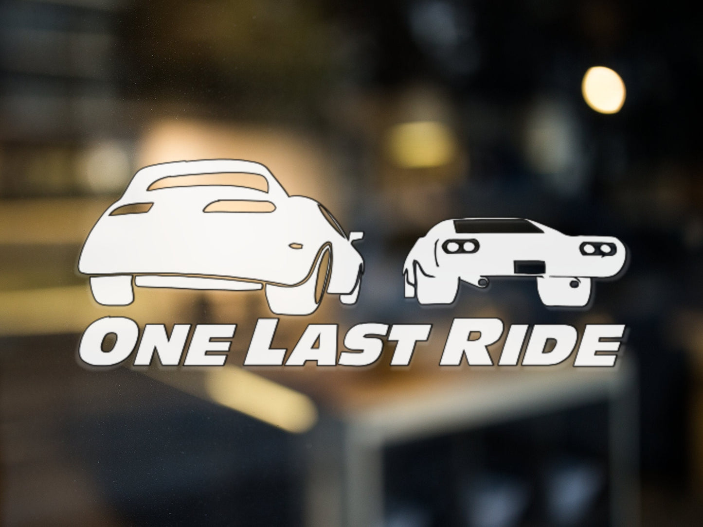 One Last Ride Decal - Many Colors & Sizes