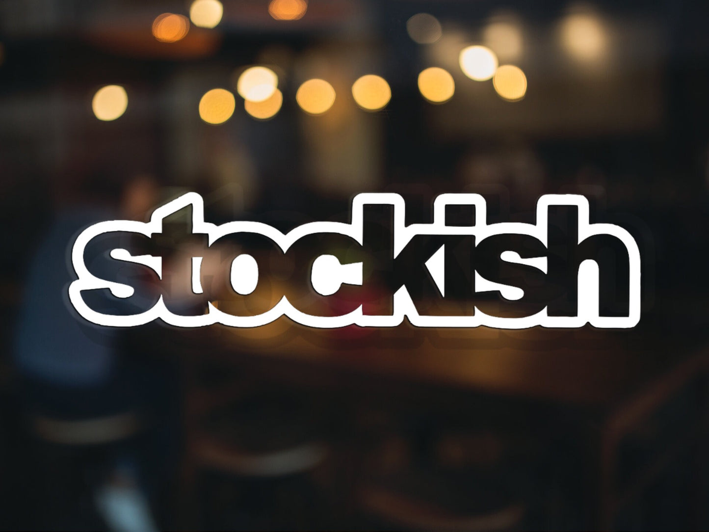 Stockish Decal - Many Colors & Sizes