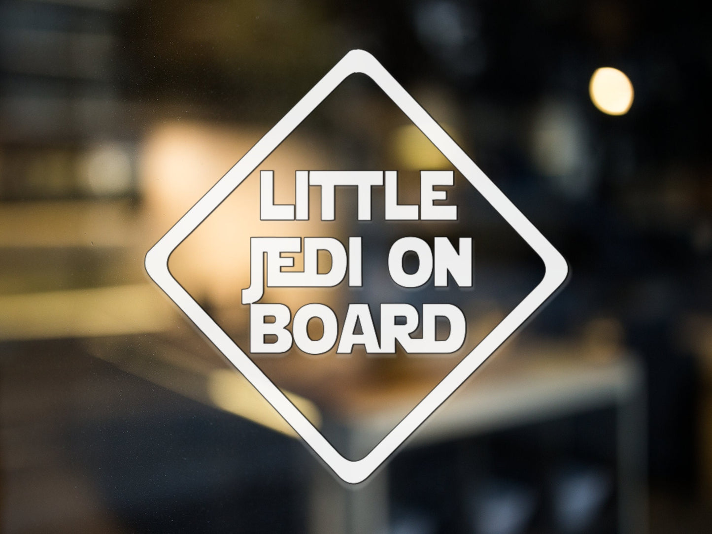 Little Jedi on Board Decal - Many Colors & Sizes