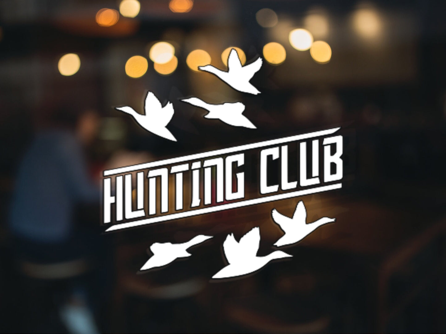 Hunting Club Decal - Many Colors & Sizes