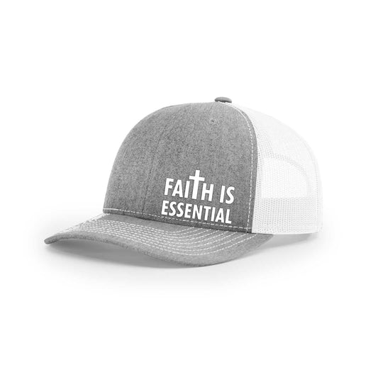 Faith Is Essential Richardson 112 Trucker Mesh Back Hat