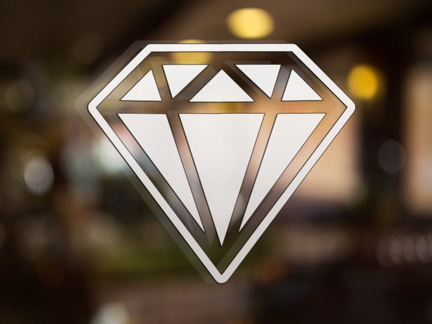 Diamond Decal - Many Colors & Sizes