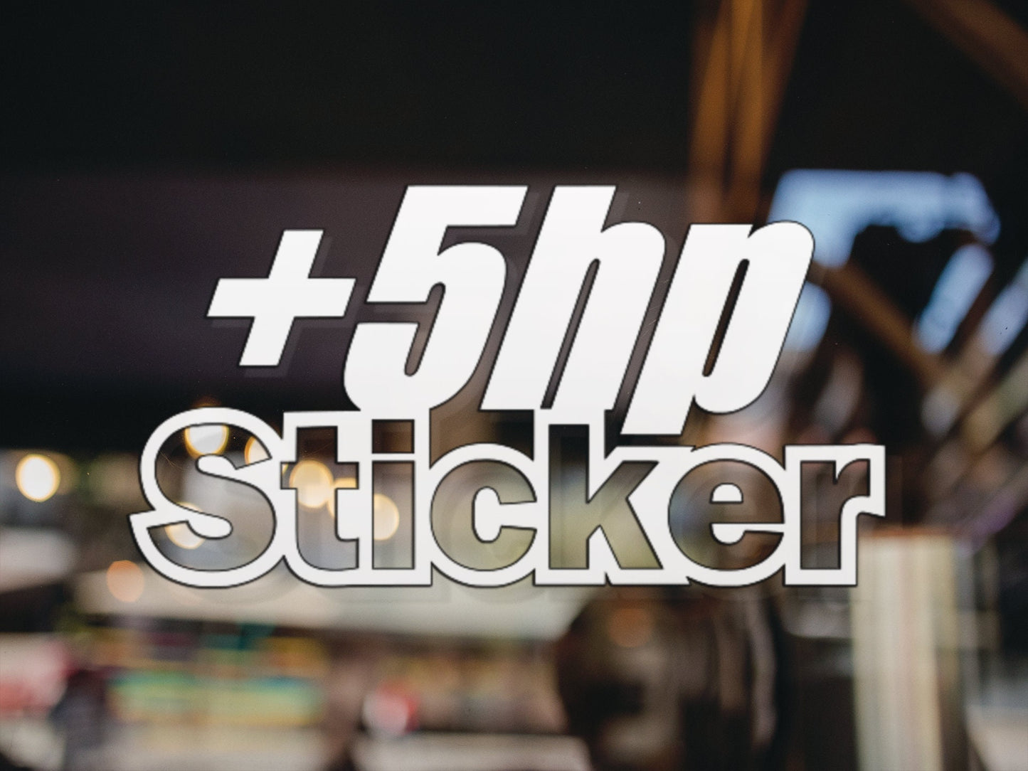 5HP Decal - Many Colors & Sizes