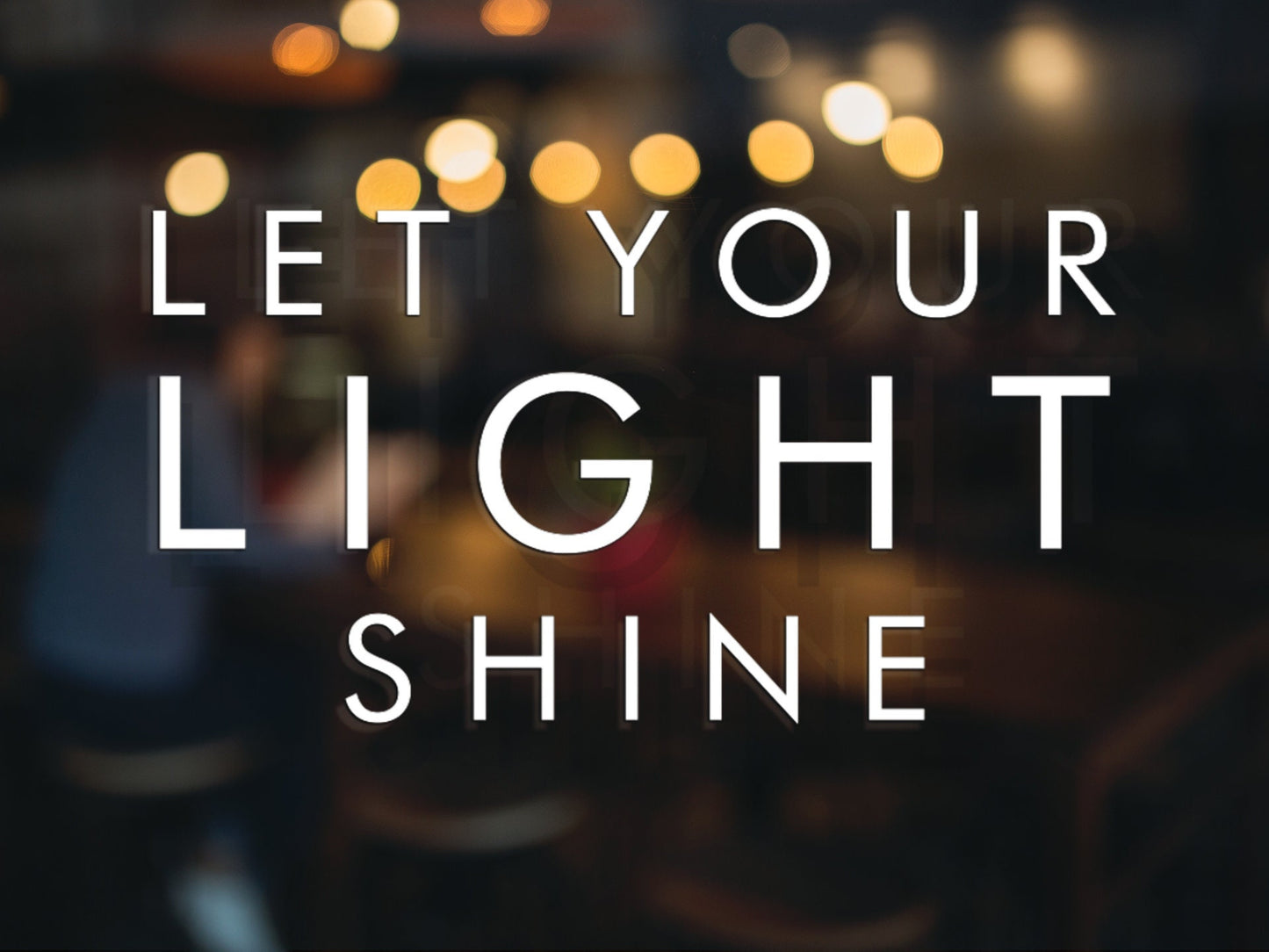 Let Your Light Shine Decal - Many Colors & Sizes