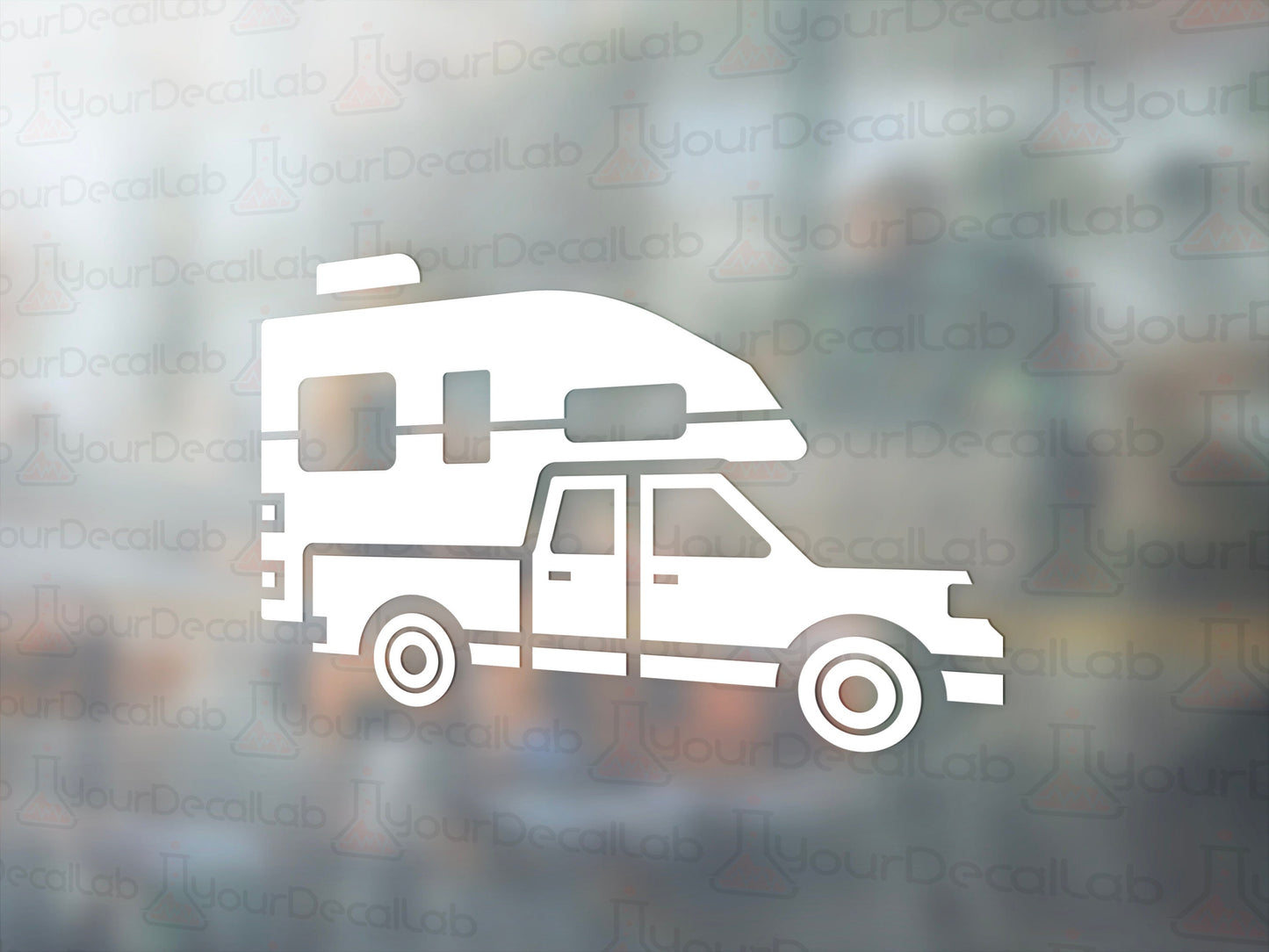 Truck Camper Decal - Many Colors & Sizes