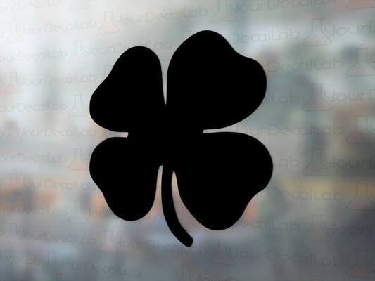 Four Leaf Clover Decal - Many Colors & Sizes