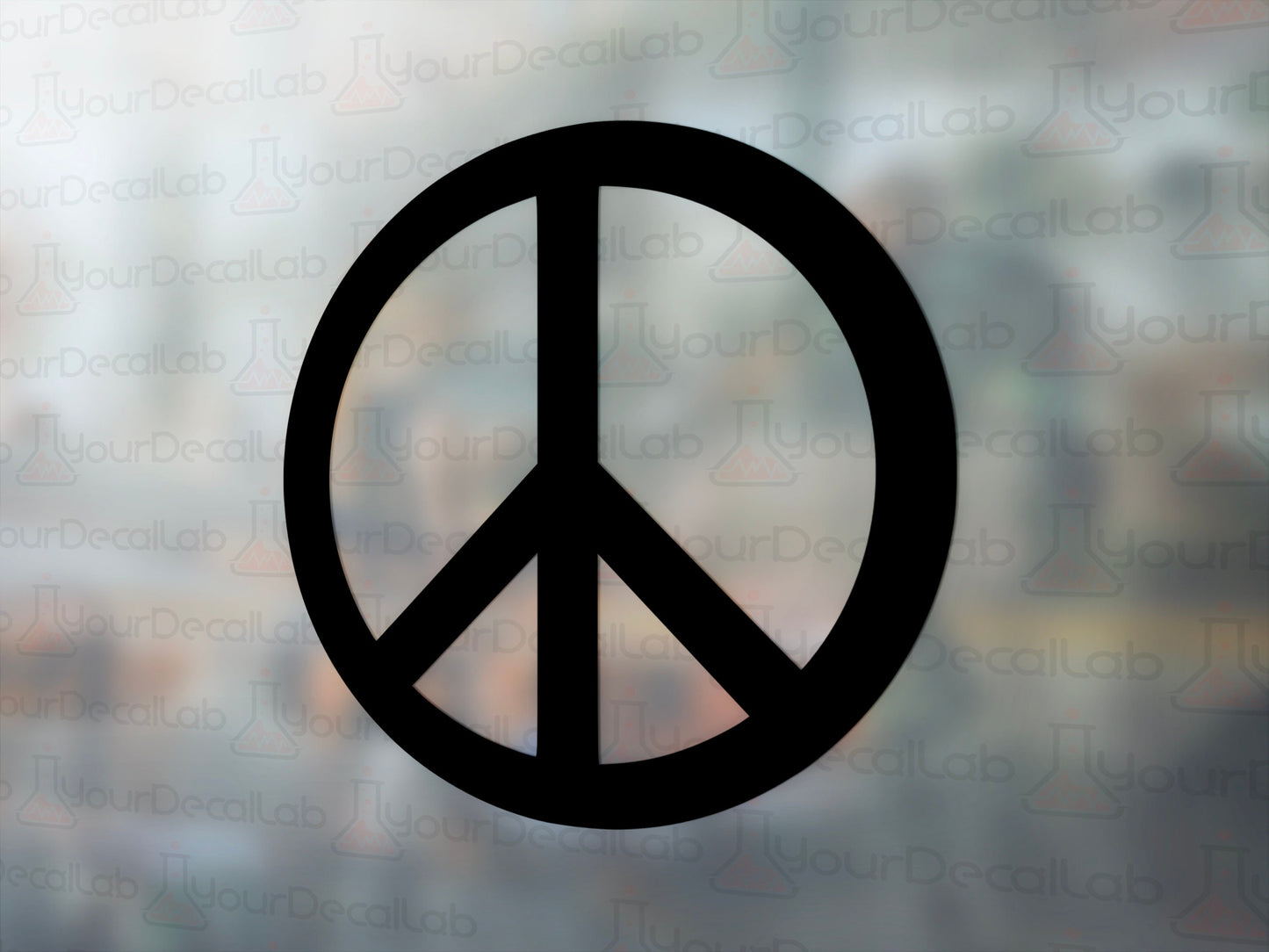 Peace Decal - Many Colors & Sizes