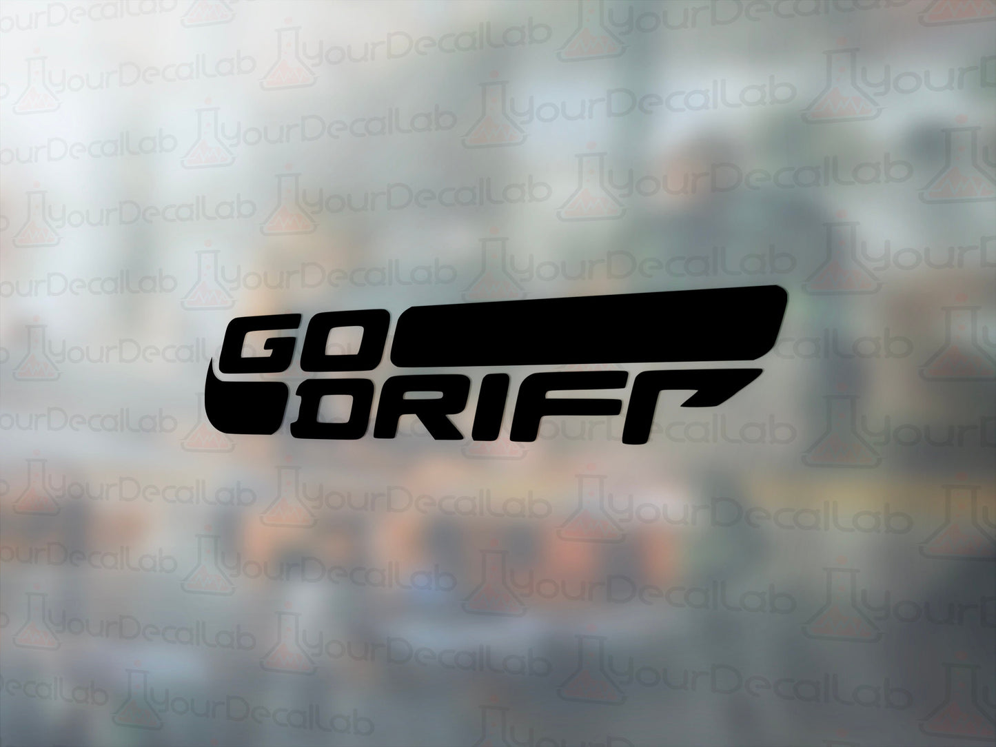 Go Drift Decal - Many Colors & Sizes