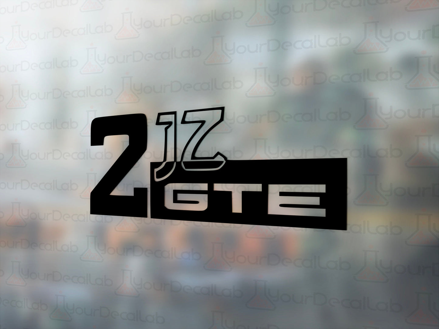 2JZ GTE Decal - Many Colors & Sizes