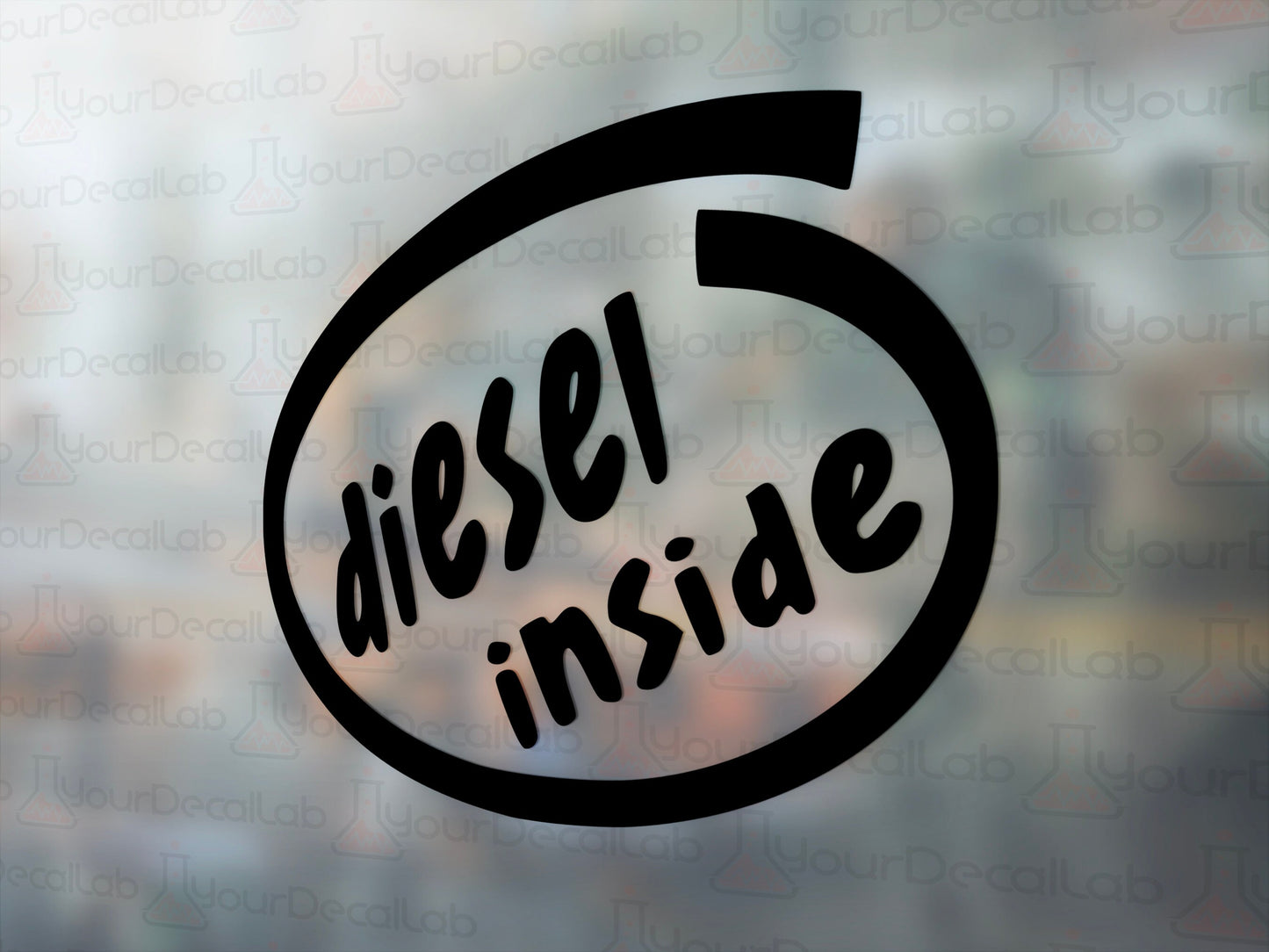 Diesel Inside Decal - Many Colors & Sizes
