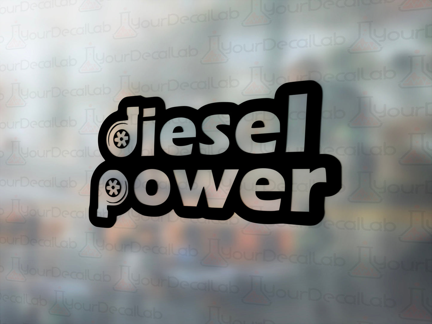 Diesel Power Decal - Many Colors & Sizes