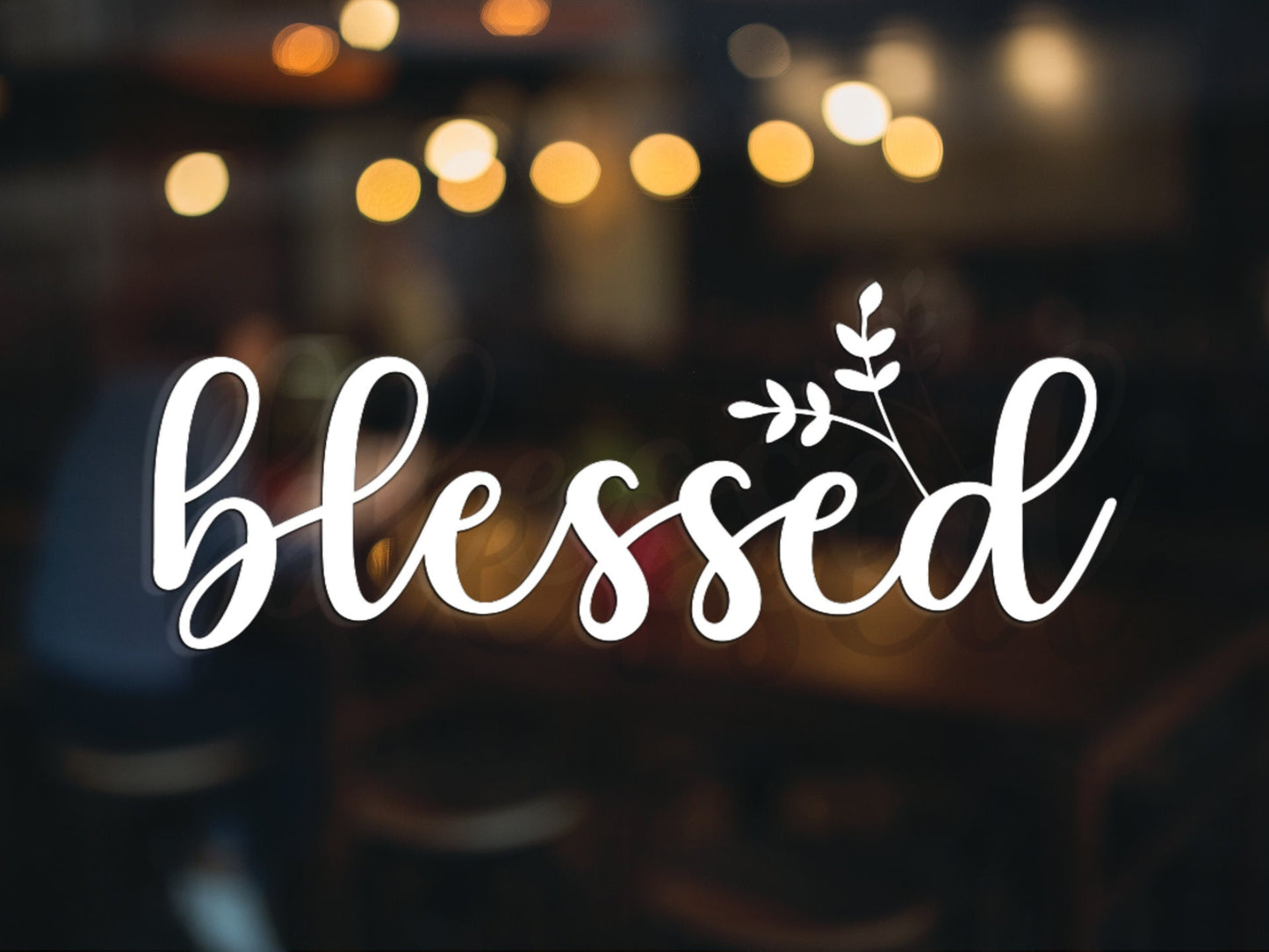 Blessed Decal - Many Colors & Sizes