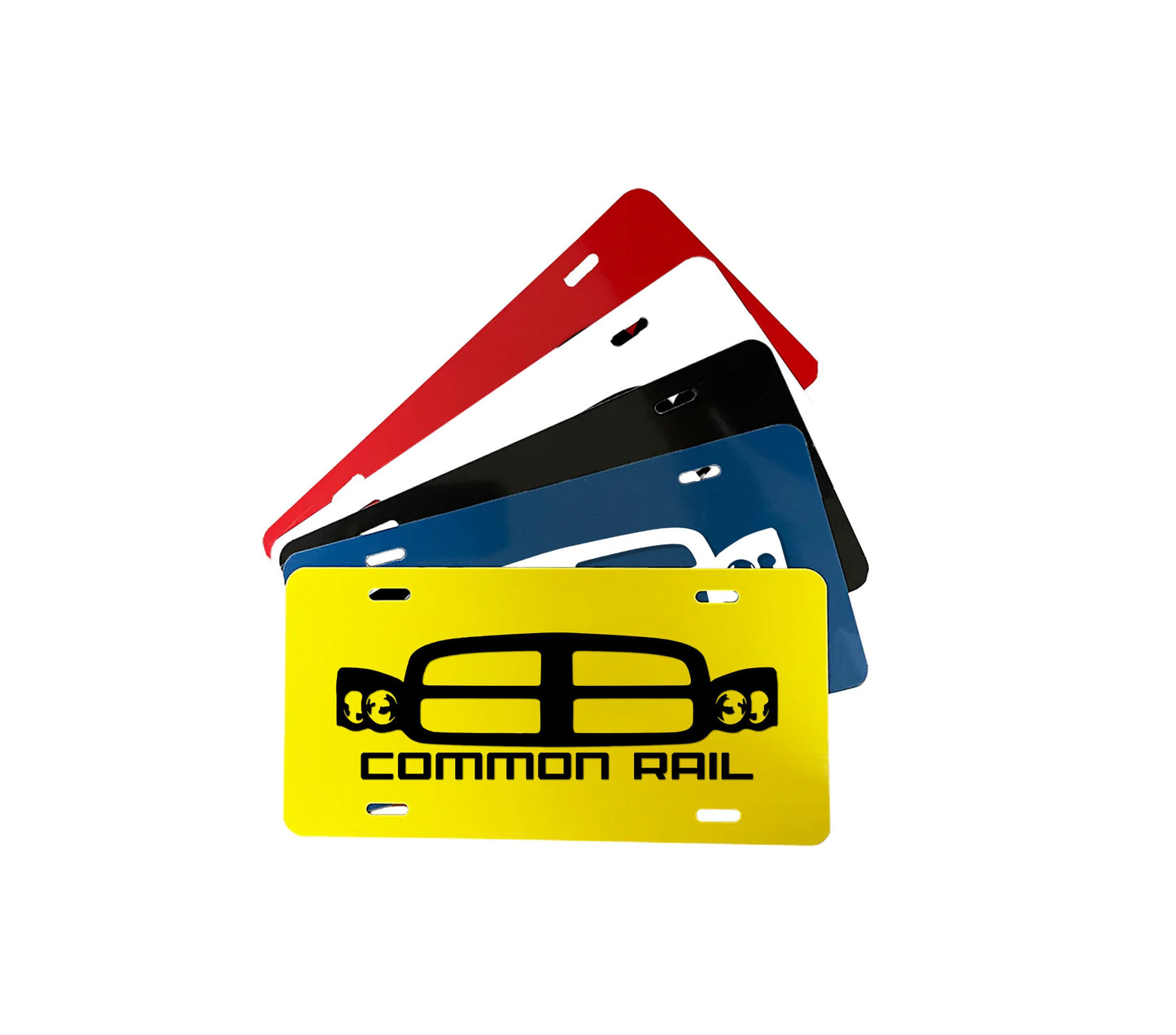 Common Rail 3.5rd Gen Grille License Plate - Many Colors