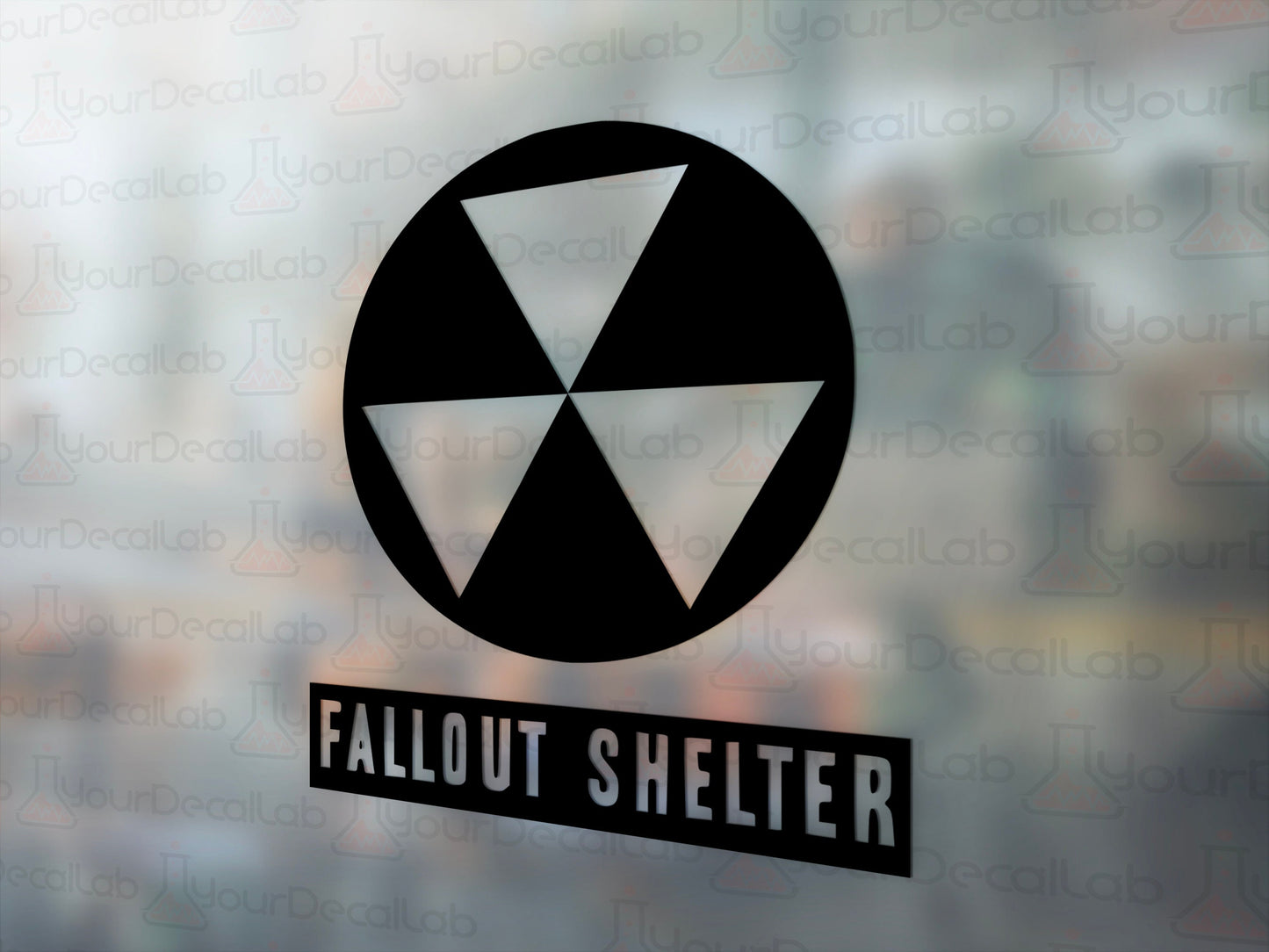 Fallout Shelter Decal - Many Colors & Sizes