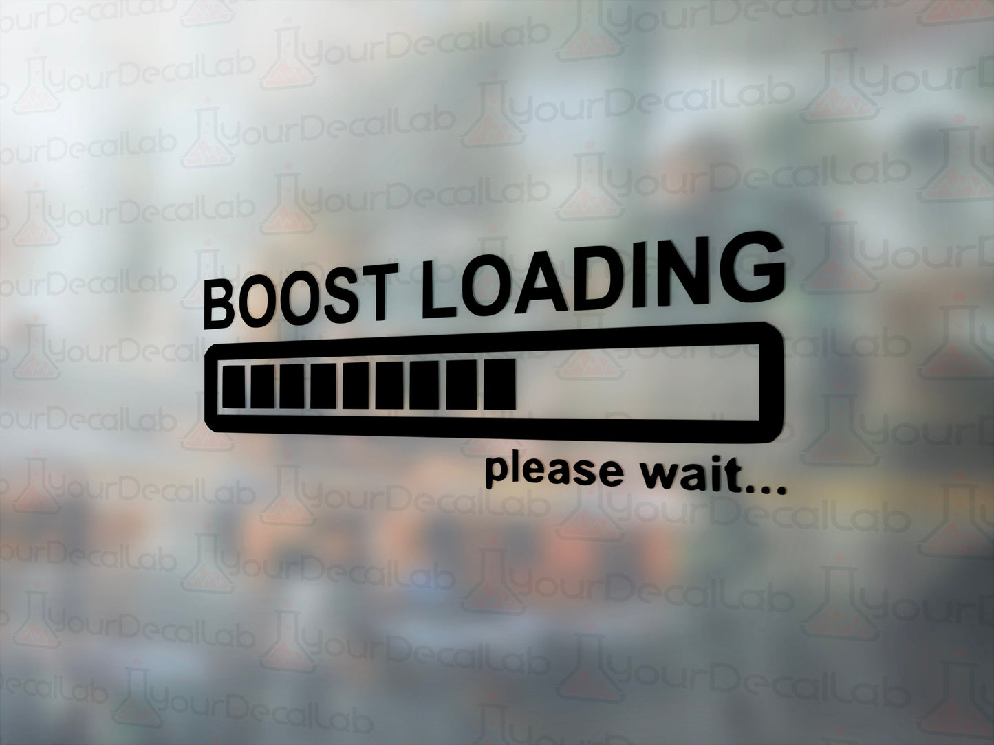 Boost Loading Decal - Many Colors & Sizes