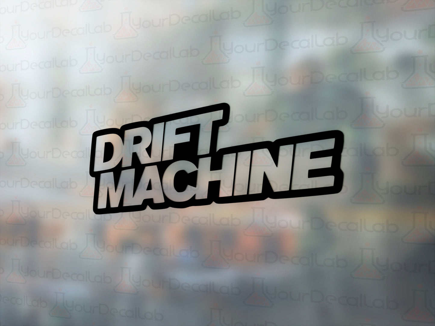 Drift Machine Decal - Many Colors & Sizes