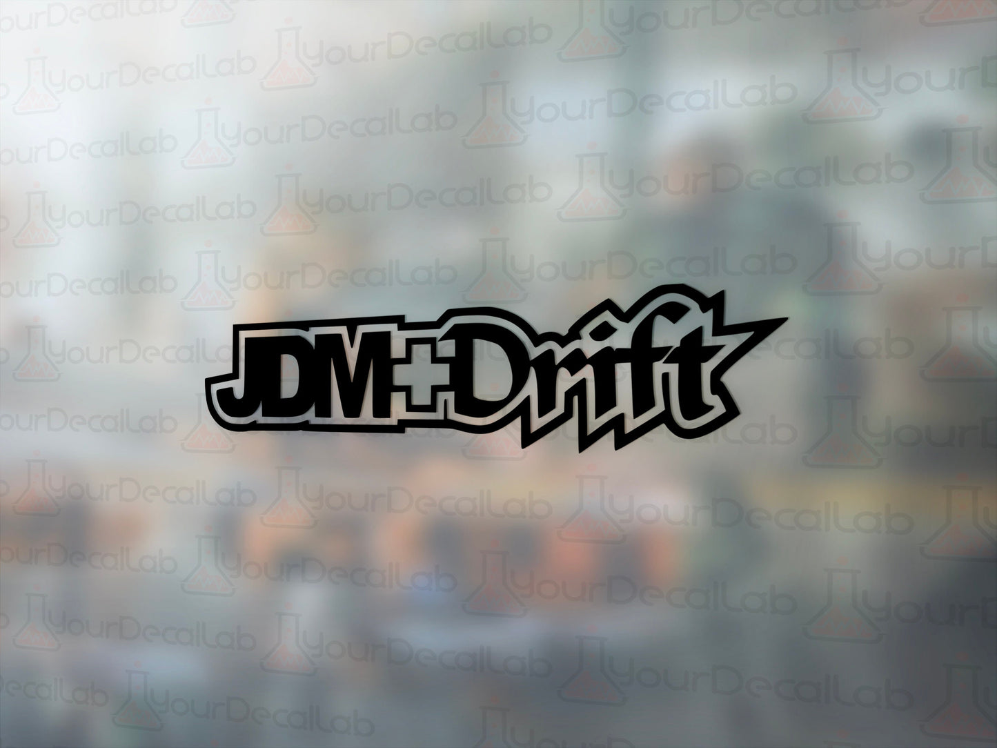 JDM+Drift Decal - Many Colors & Sizes
