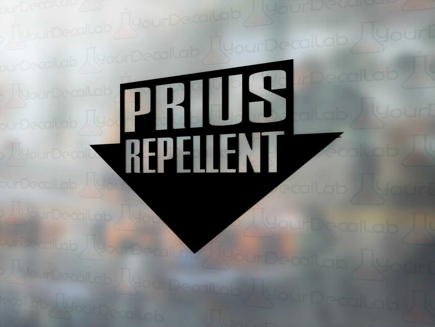 Prius Repellant Decal - Many Colors & Sizes