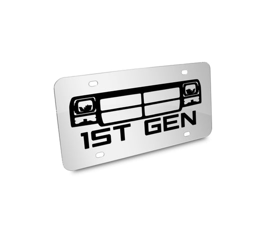 1st Gen Grille License Plate - Many Colors