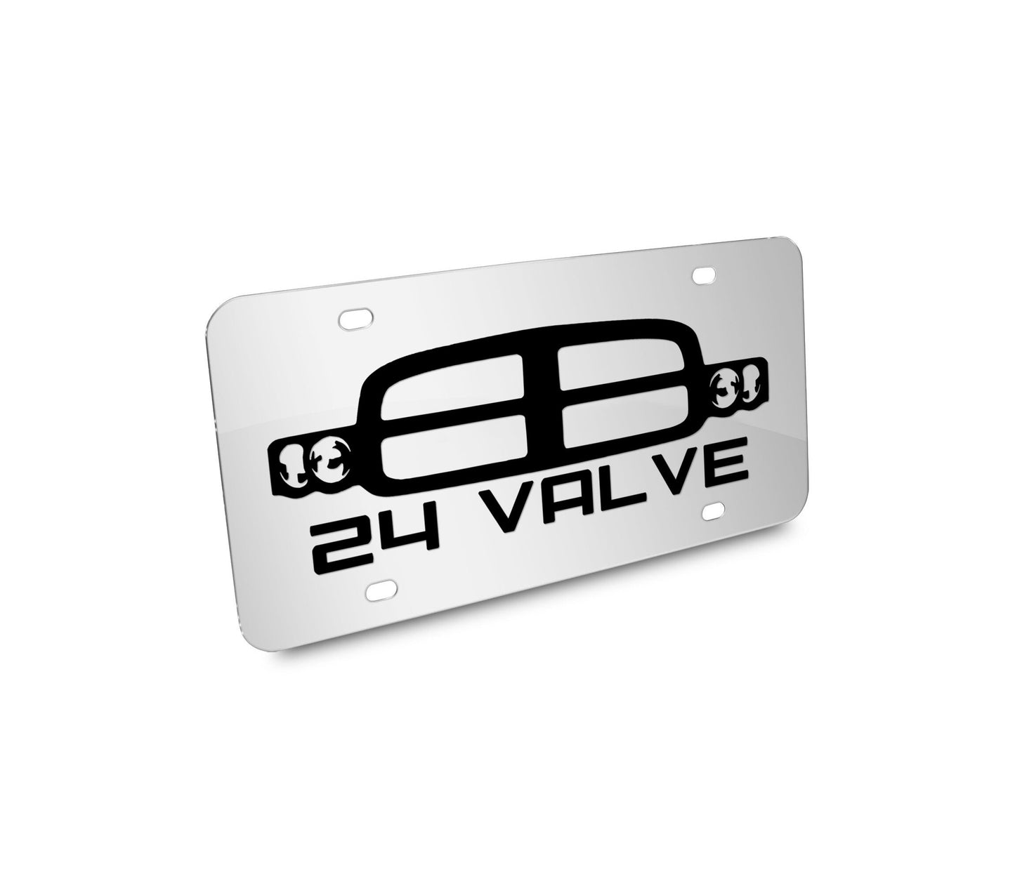 24 Valve 3rd Gen Grille License Plate - Many Colors