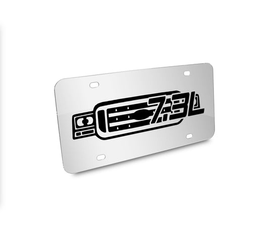 7.3L Grille License Plate - Many Colors