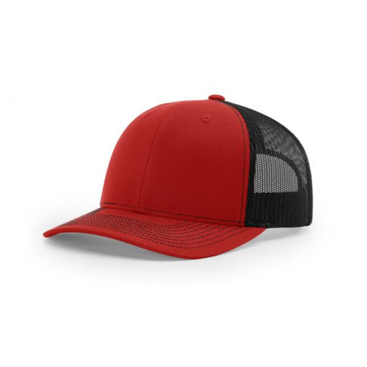 Blank Red/Black Richardson 112 Hat