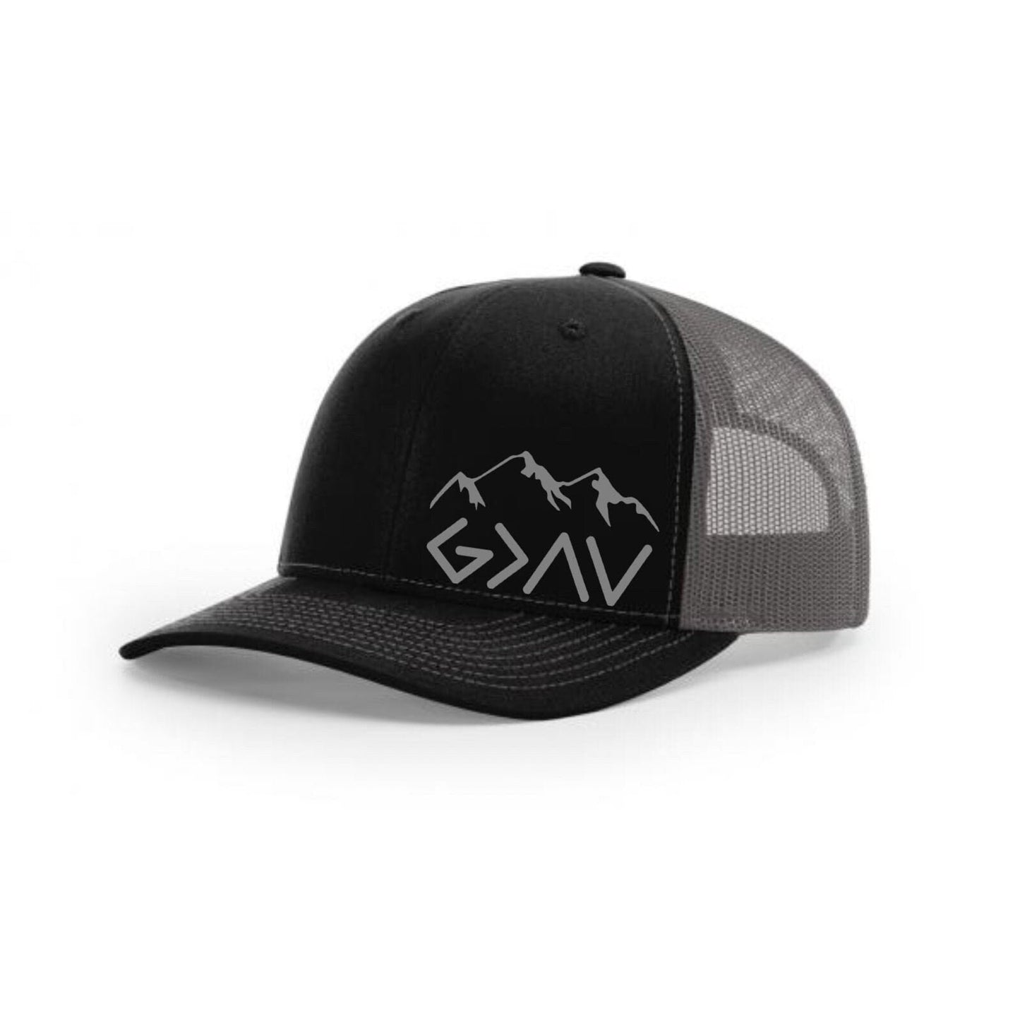 God is greater than all Low Profile Richardson 115 Hat