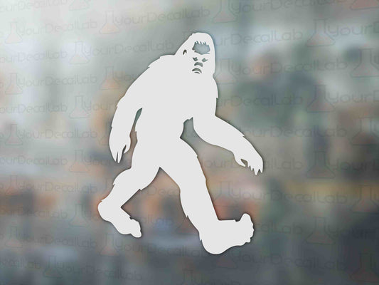 Sasquatch Face Bigfoot Decal - Many Colors & Sizes