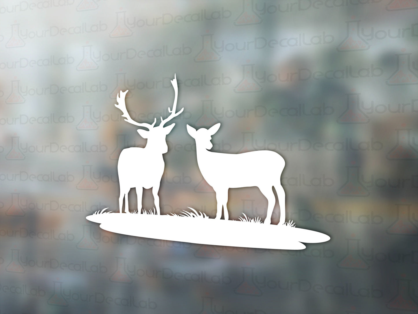 Standing Deer Decal - Many Colors & Sizes