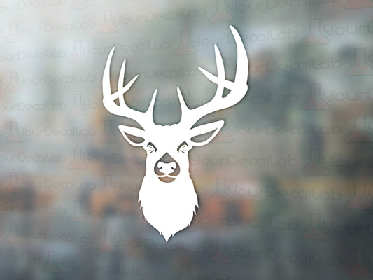 Buck Silhouette Decal - Many Colors & Sizes