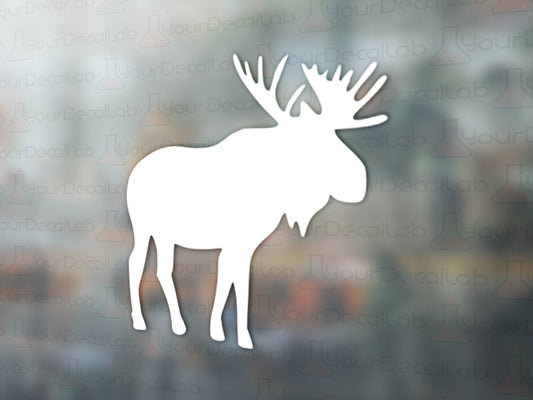 Moose Decal - Many Colors & Sizes
