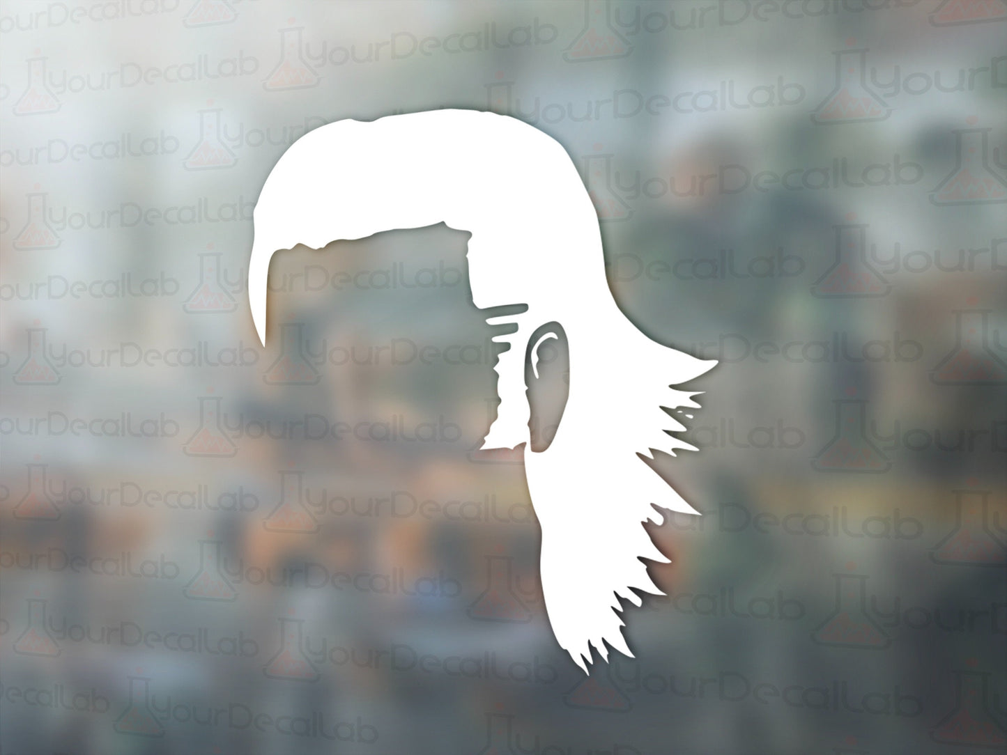 Mullet Decal - Many Colors & Sizes