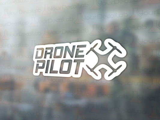 Drone Pilot Decal - Many Colors & Sizes