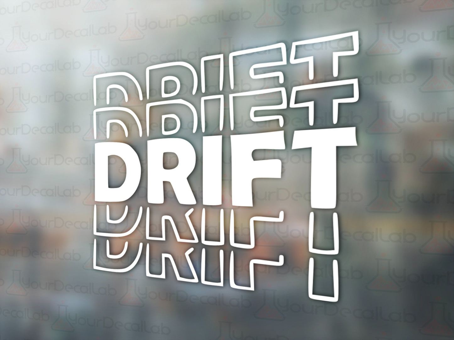 Drift Decal - Many Colors & Sizes