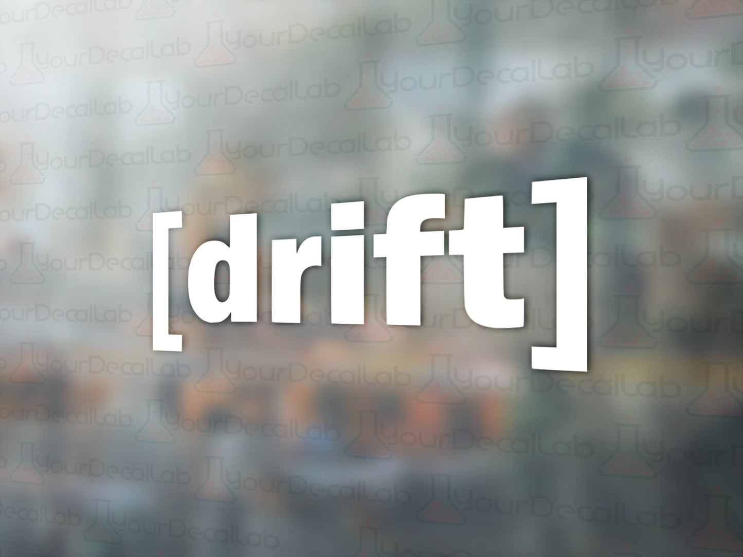 Drift Brackets Decal - Many Colors & Sizes