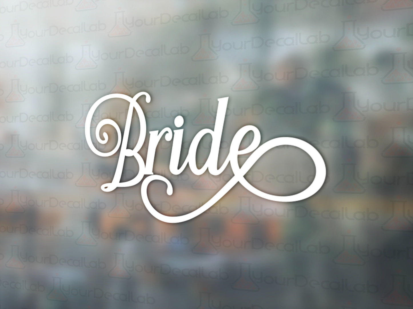 Bride Wedding Decal - Many Colors & Sizes