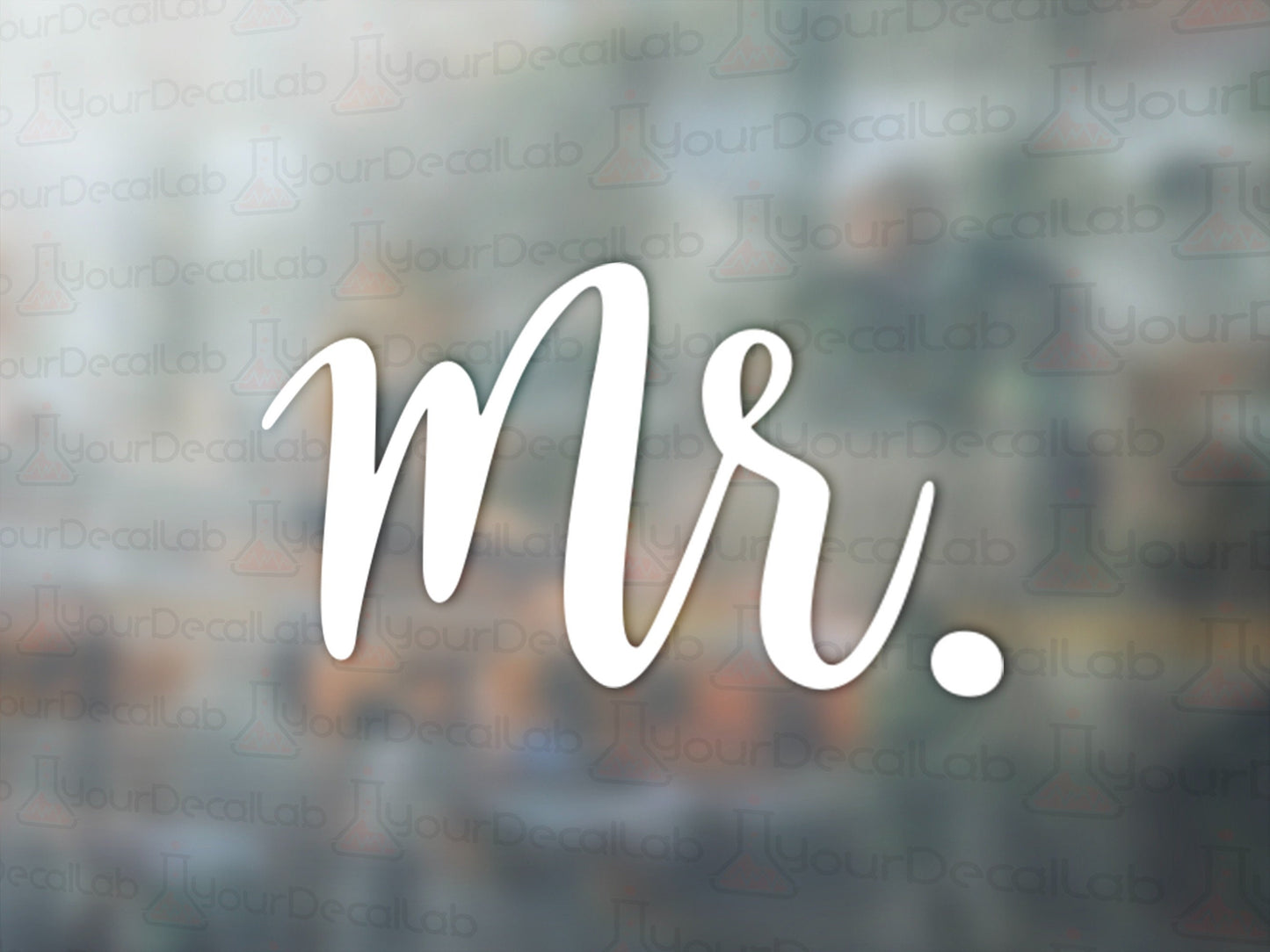 Mr. Wedding Decal - Many Colors & Sizes