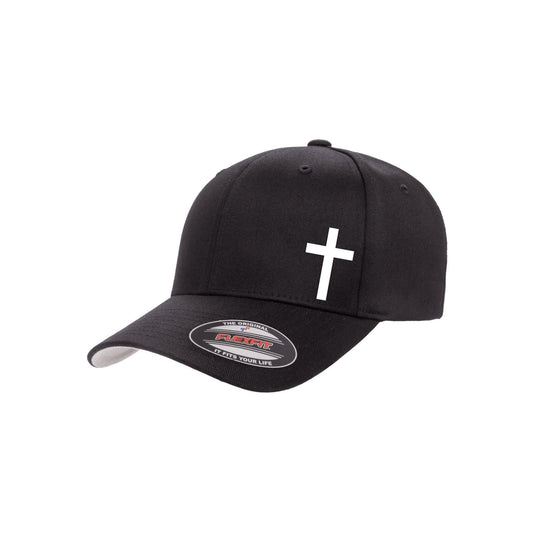 Christian Cross Baseball Hat FlexFit 6277
